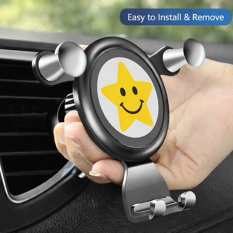 Schwerkraft-Handyhalterung für das Auto-Lüftungsgitter