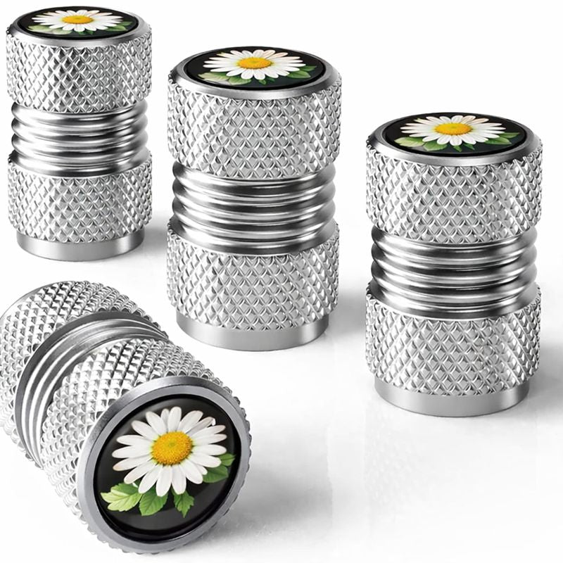 Aluminum Alloy Tire Valve Caps(Set of 4)