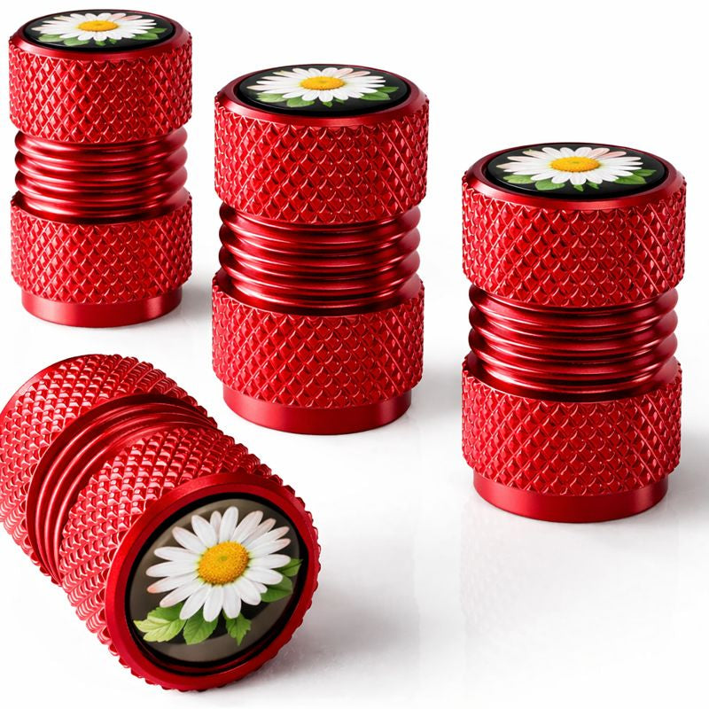 Aluminum Alloy Tire Valve Caps(Set of 4)